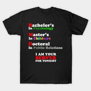 Waitress Resume Pun! T-Shirt